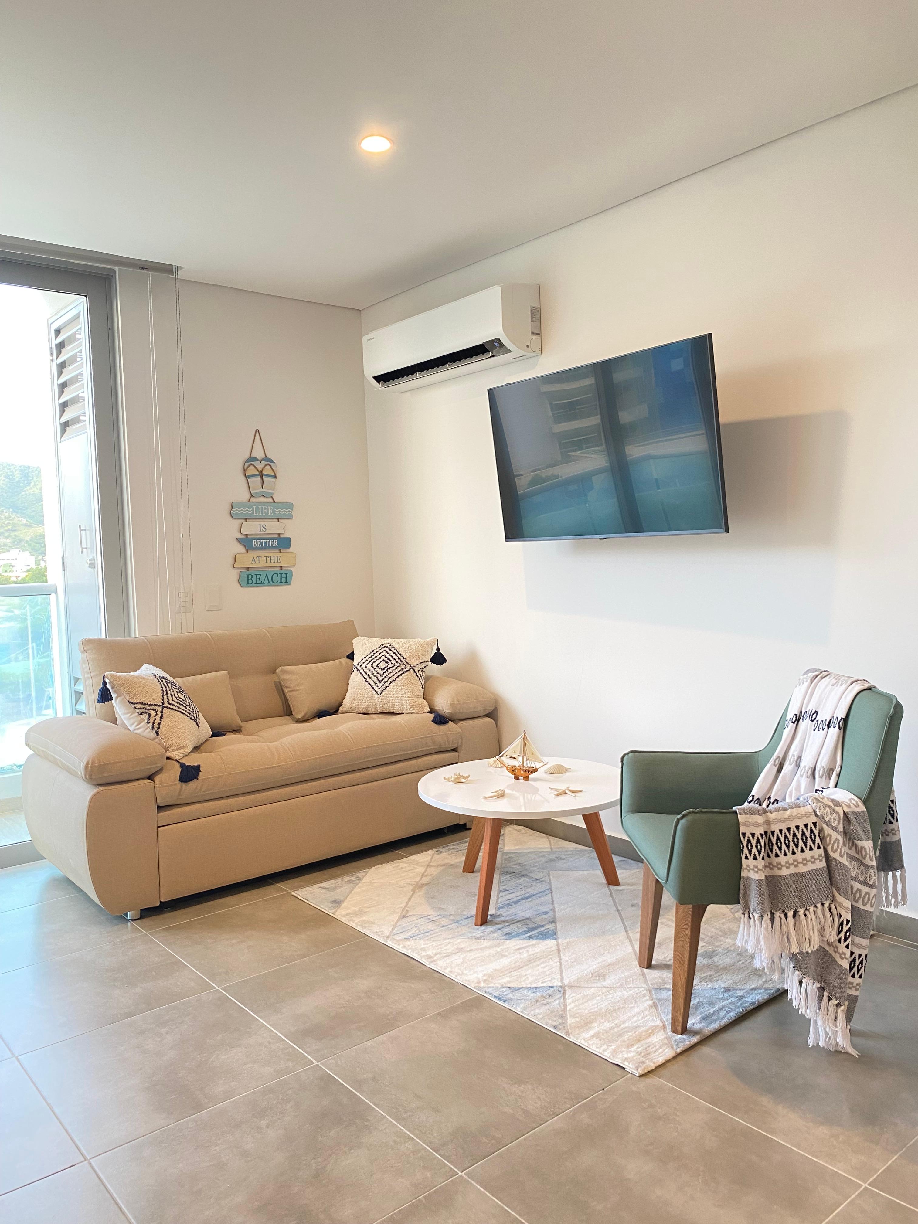 Salguero Suites apto 410 con vista lateral al mar y a 200 mts de la playa photo 11